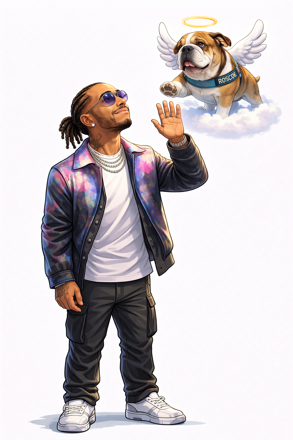 Caricatura Lewis Hamilton GPK Games