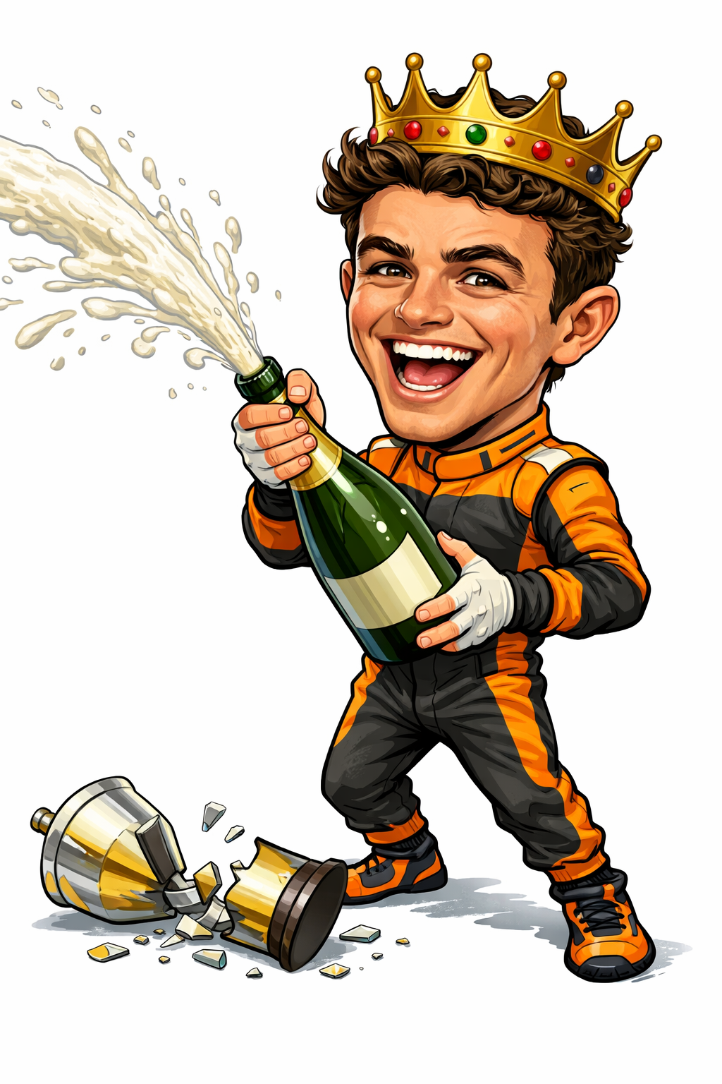 Caricatura Max Verstappen GPK Games